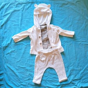 Carter's 3m Outfit Jacket, Shirt and Pants